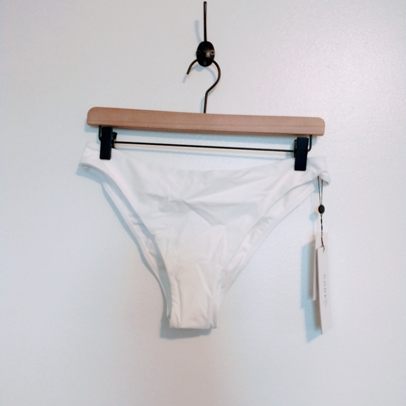 NWT Code B Baja bottoms white bikini bottoms size 3, which is equivalent to a si - Picture 2 of 6